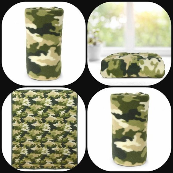 Mainstays Other - Camouflage Fleece Throw 50 x 60